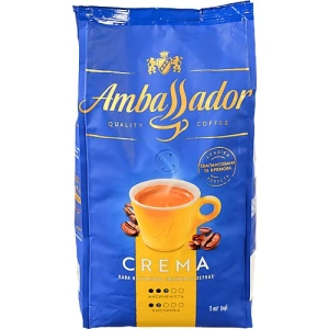 Кава Ambassador Crema зерна 1кг