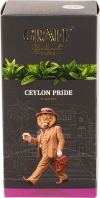 Чай чорний байховий Ceylon pride Graff к/у 20х2г