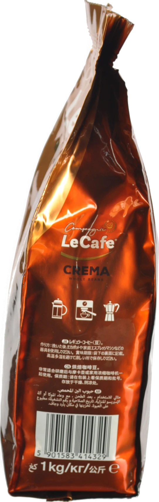 Кава Le Cafe 1кг crema зерно