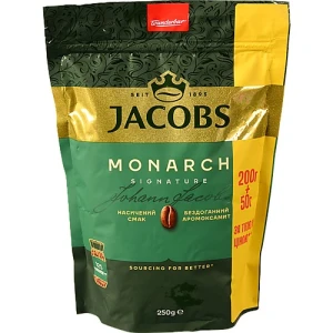 Кава Jacobs Monarch 250г розчинна сублімована