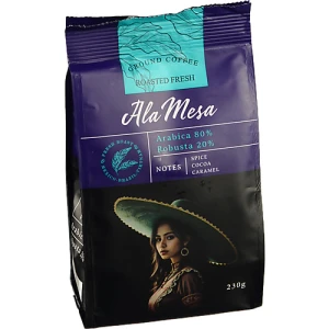 Кава Ala Mesa 230г арабіка 80% робуста 20%