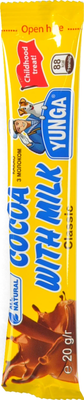 Какао з молоком Юнга 20г