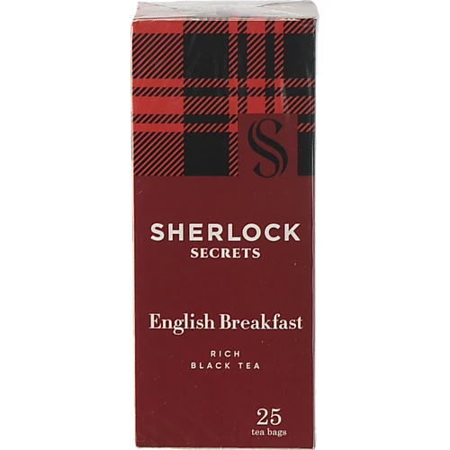 Чай чорний байховий English Breakfast Sherlock Secrets к/у 25х2г