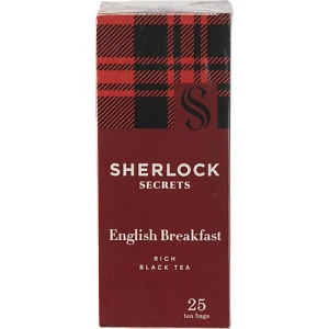 Чай чорний байховий English Breakfast Sherlock Secrets к/у 25х2г