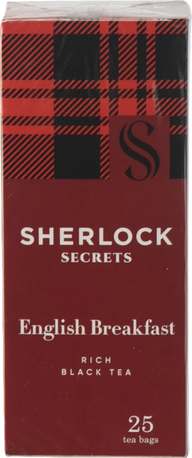 Чай чорний байховий English Breakfast Sherlock Secrets к/у 25х2г