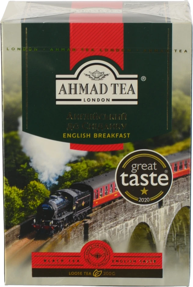Чай чорний байховий листовий English Breakfast Ahmad Tea к/у 200г