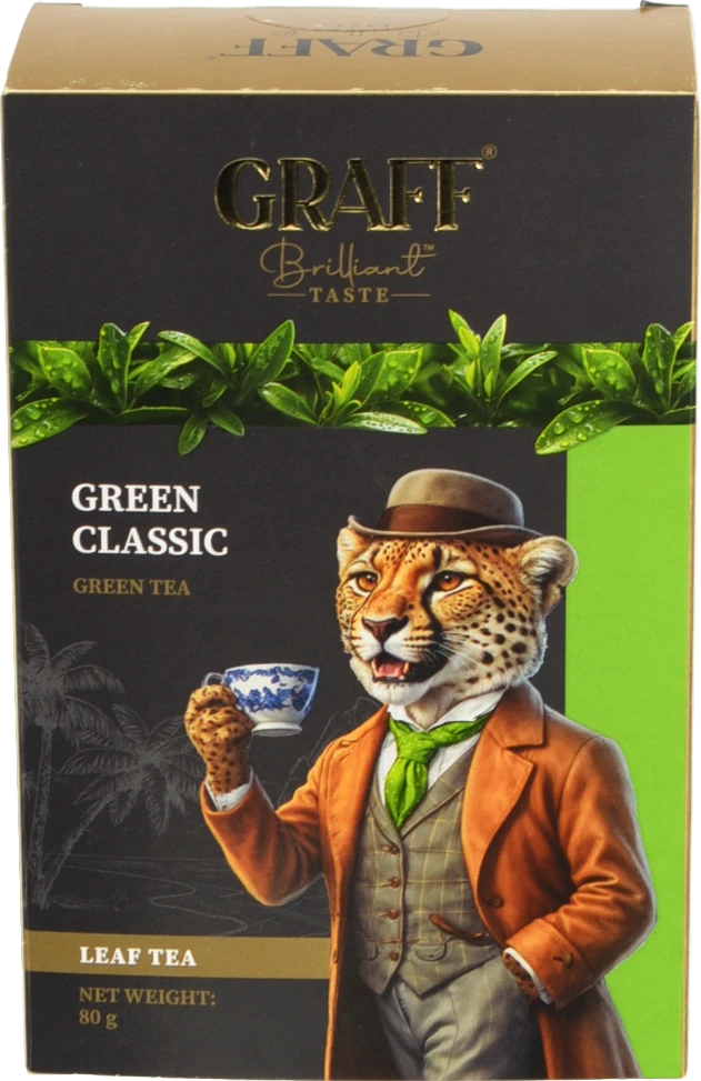 Чай Graff 80г байховий класичний зелений