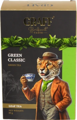 Чай Graff 80г байховий класичний зелений