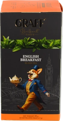 Чай Graff 20п англійський сніданок чорний байх