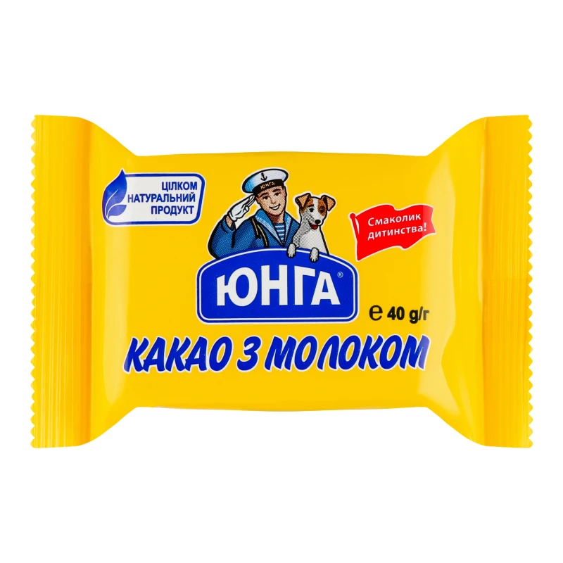Какао з молоком Юнга м/у 40г
