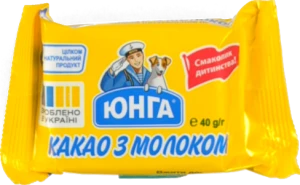 Какао з молоком Юнга м/у 40г