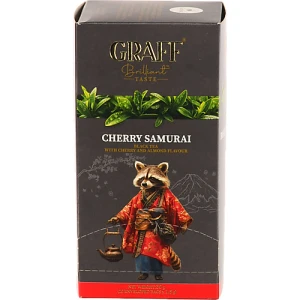 Чай Graff Cherry Samurai чорний 20 пакетиків