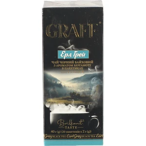 Чай Graff Ерл Грей чорний 20 пакетиків