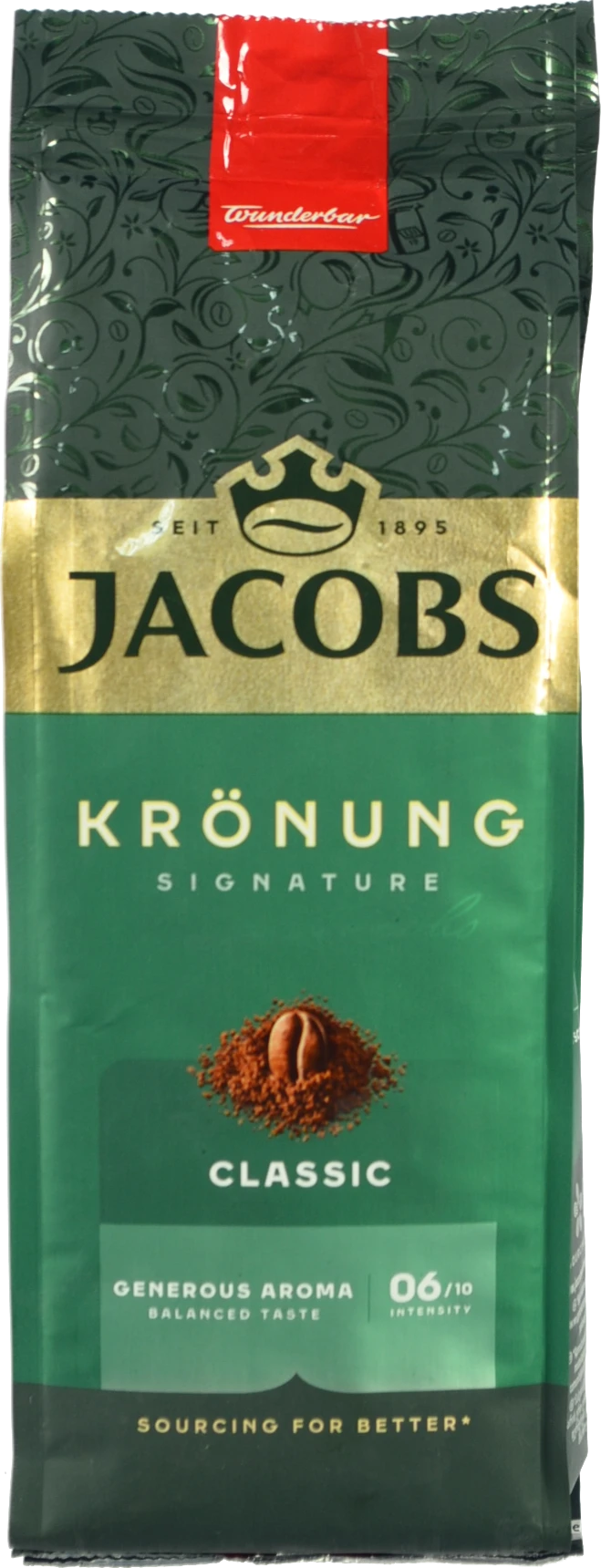 Кава натуральна смажена мелена Classic Kronung Jacobs м/у 200г