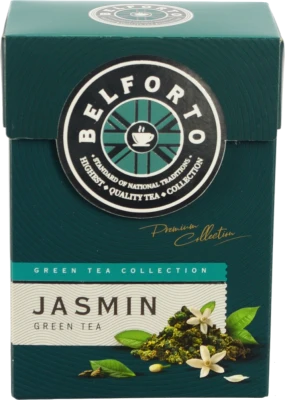 Чай Belforto 90г зелений листовий з жасмiном
