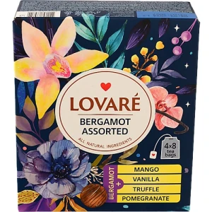 Чай чорний Bergamot Assorted Lovare к/у 32х2г