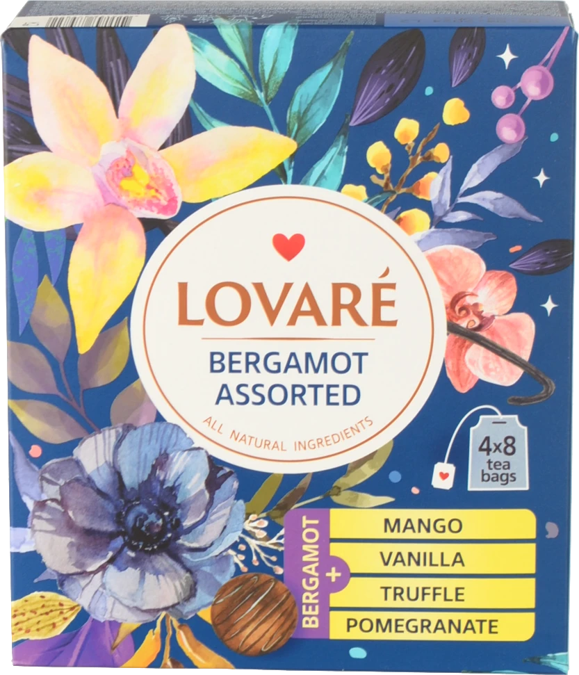 Чай чорний Bergamot Assorted Lovare к/у 32х2г