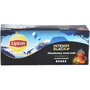 Чай чорний Lipton Intense Black к/у 57.5г