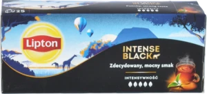 Чай чорний Lipton Intense Black к/у 57.5г