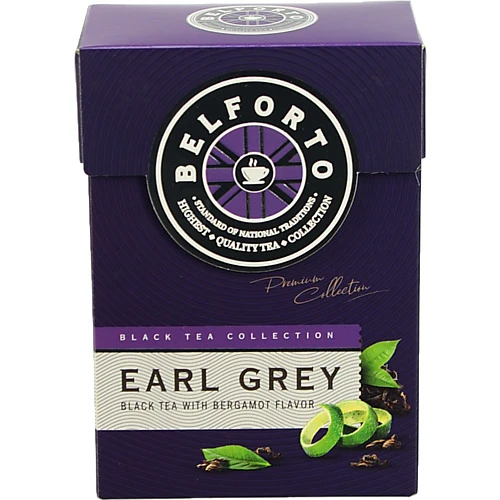 Чай Belforto 90г чорний листовий з бергамотом