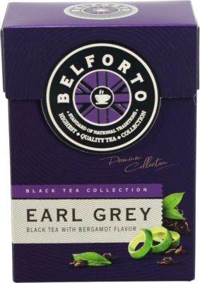 Чай Belforto 90г чорний листовий з бергамотом