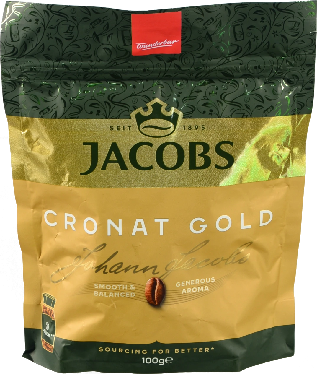Кава Jacobs Cronat Gold 100г розчинна