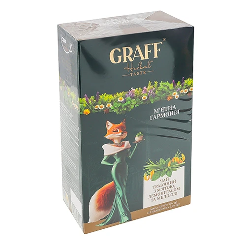 Чай Graff 15п мятна гармонія травяний кадді