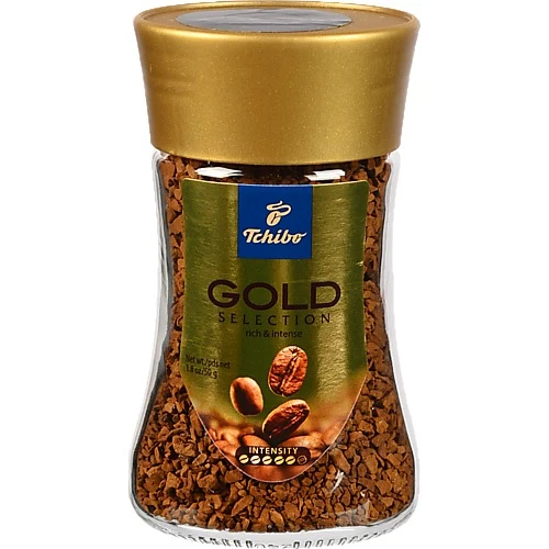 Кава розчинна сублімована Gold Selection Tchibo 50г