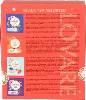 Чай Lovare 32п чорний асорті