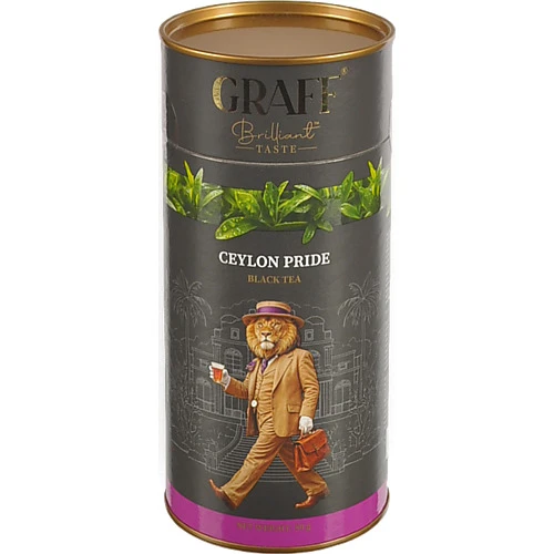 Чай Graff 80г гордість цейлону чорний тубус