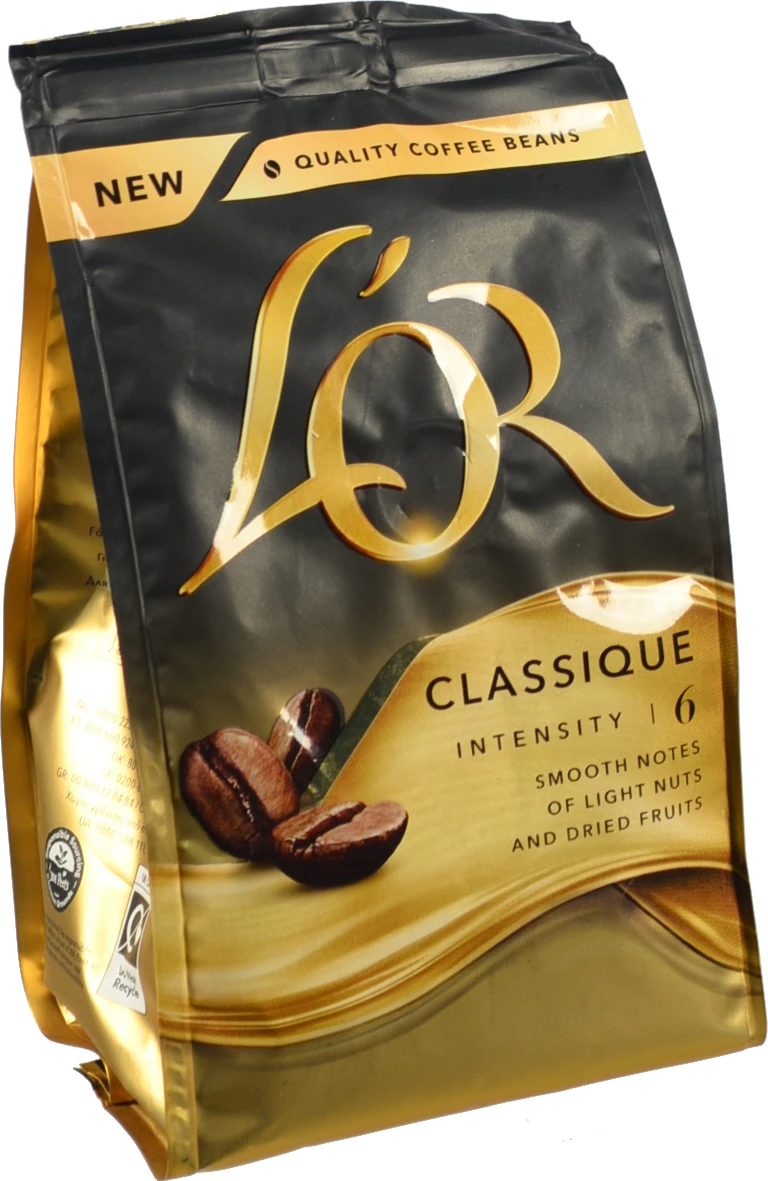 Кава L'OR 200г classique зерно