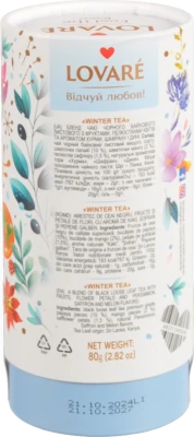 Чай Lovare Winter Tea 80г тубус