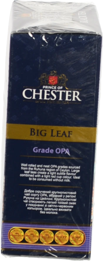 Чай Chester 80г big leaf цейлонський чорний