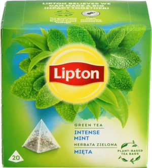 Чай зелений Lipton Intense Mint 20 пакетиків