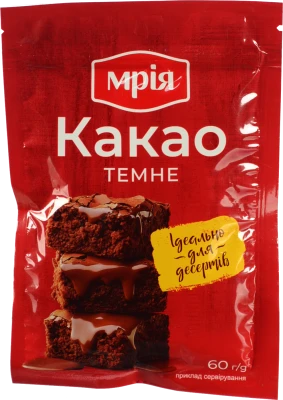 Какао-порошок Мрія 60г 22%