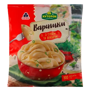 Вареники Хуторок 800г печінка-серце