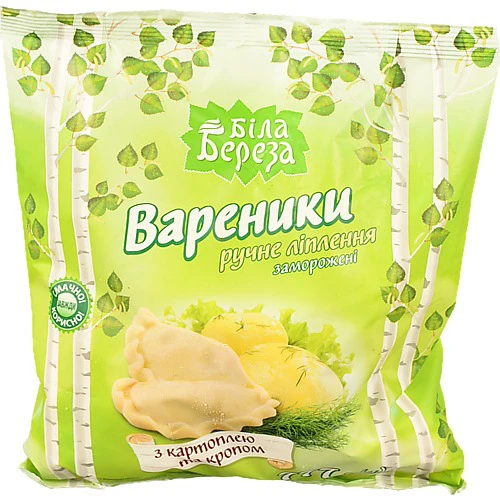 Вареники з картоплею та кропом Белая Бяроза м/у 777г