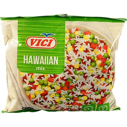 Суміш овочева швидкозаморожена з рисом Гавайська Vici м/у 400г