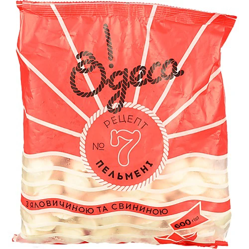 Пельмені з яловичиною та свининою Рецепт №7 О!деса м/у 1кг