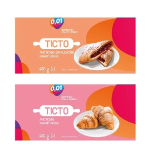Тісто 0.01 450г листково дріжджове