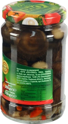Гриби RIO 250г шиітаке мариновані з овочами с.б