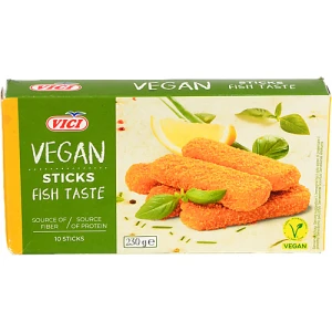Палички соєві заморожені зі смаком риби в паніровці Vegan Vici к/у 230г