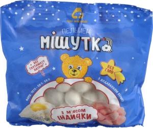 Пельмені з м'ясом індички Мішутка м/у 400г