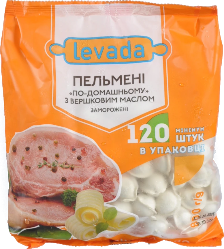 Пельмені з вершковим маслом По-домашньому Levada м/у 800г