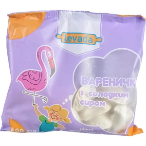 Вареники з солодким сиром Levada м/у 400г