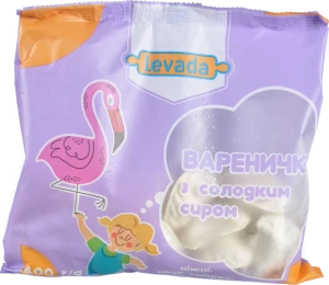 Вареники з солодким сиром Levada м/у 400г