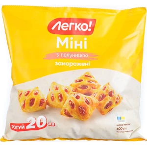 Міні заморожені з полуницею Легко! м/у 600г