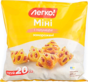 Міні заморожені з полуницею Легко! м/у 600г