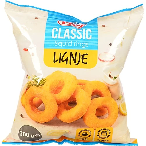 Кільця кальмара заморожені в паніровці Classic Vici м/у 300г