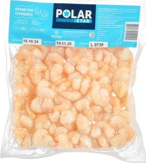 Креветки очищені Polar Star в/м в/у 300г